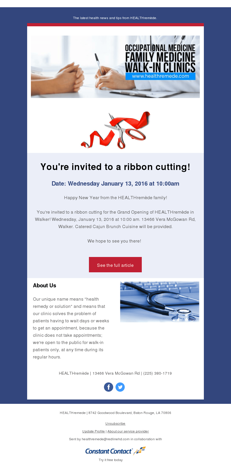 Ribbon Cutting